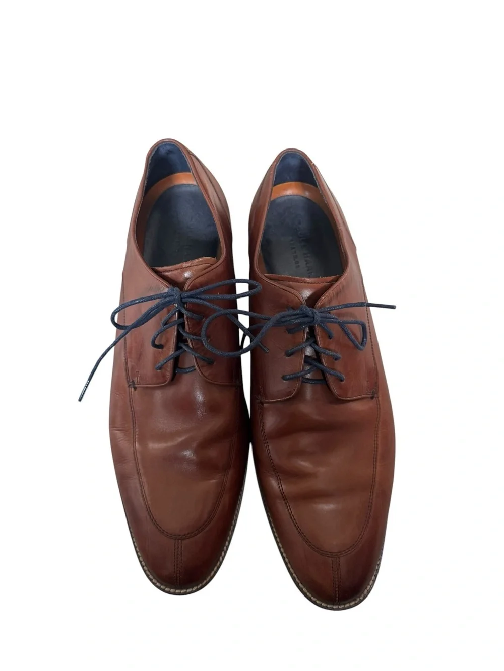 Cole Haan Brown Leather Derby Dress Shoes Mens 13M Business Casual Oxford